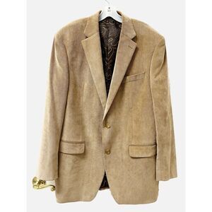 Lauren Ralph Lauren Tan Corduroy Sport Coat Blazer Size 42L